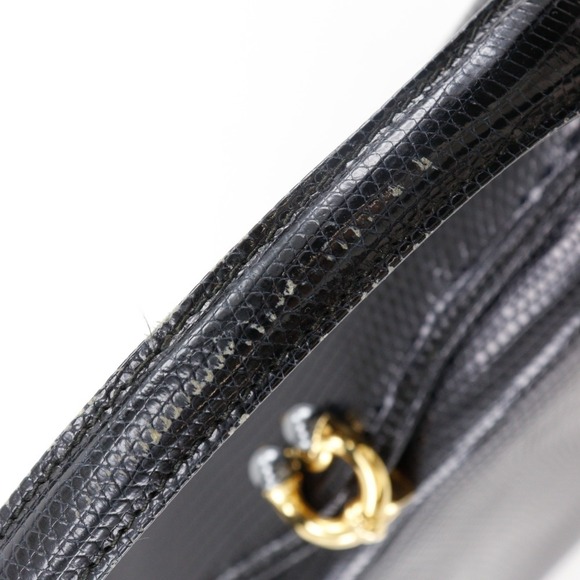 Gucci Old handbag, vintage embossed leather, flap style, for women. - Picture 14 of 16